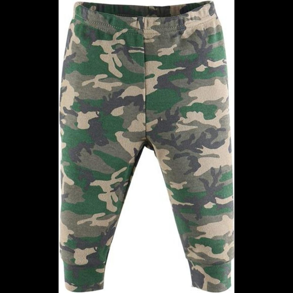 Camo and Dinosaur Baby Pants for Boys | 5 Pack Set | Newborn to 24 Month Sizes - Picture 6 of 7